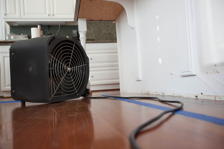 Water damage from appliance leak by EZ Mitigation LLC