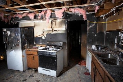 Fire damage repair by EZ Mitigation LLC